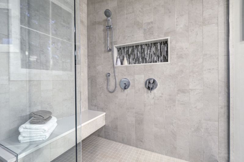 Sleek Walk-In Shower